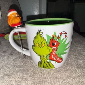 The Grinch Mug With Stirrir